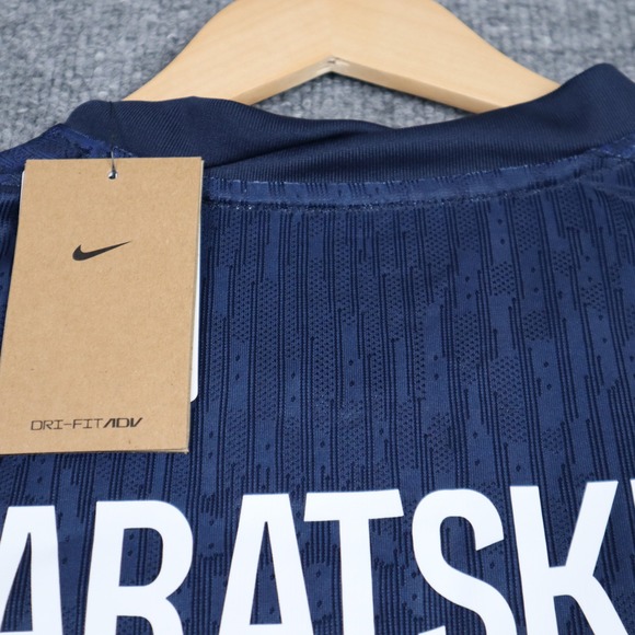 Khvicha Kvaratskhelia #7 Paris Saint Germain PSG Nike Dri-Fit Adv Home Jersey - Picture 9 of 15
